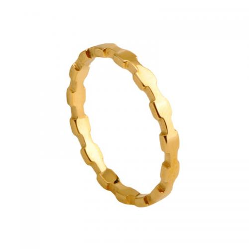 チタン鋼の指環, チタン鋼, メッキ, 異なるサイズの選択 & 女性用, 金色, 売り手 KG