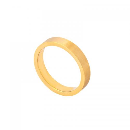 Титан Сталь палец кольцо, титан, Луна, Другое покрытие, разный размер для выбора & Женский, Золотой, продается PC