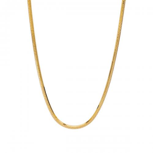 Stainless Steel Chain Necklace, 304 Stainless Steel, Vacuum Ion Plating, fashion jewelry & for woman Approx 100-105 cm 