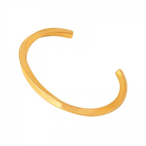 Titan Edelstahl Armband / Armreif, Titanstahl, 18K vergoldet, Modeschmuck & für Frau, Inner diameter:6cm,width:0.47cm., verkauft von PC