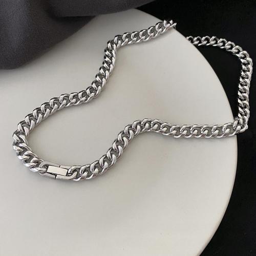 Stainless Steel Chain Necklace, 304 Stainless Steel, fashion jewelry & Unisex  original color 