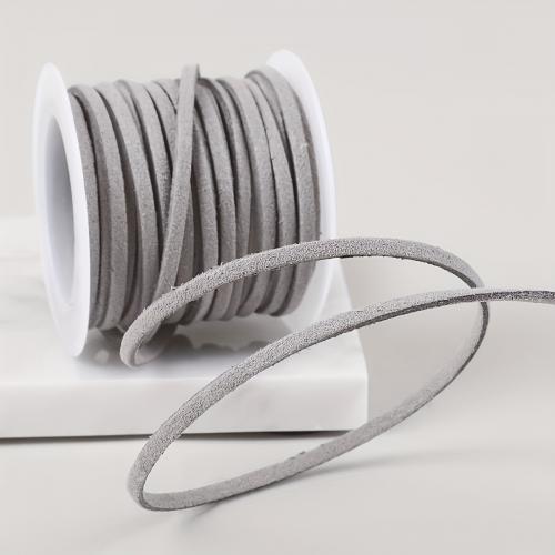 Cuerda De Pana, cordón de lana, con carrete de plástico, Bricolaje, más colores para la opción, aproximado 5m/Carrete, Vendido por Carrete