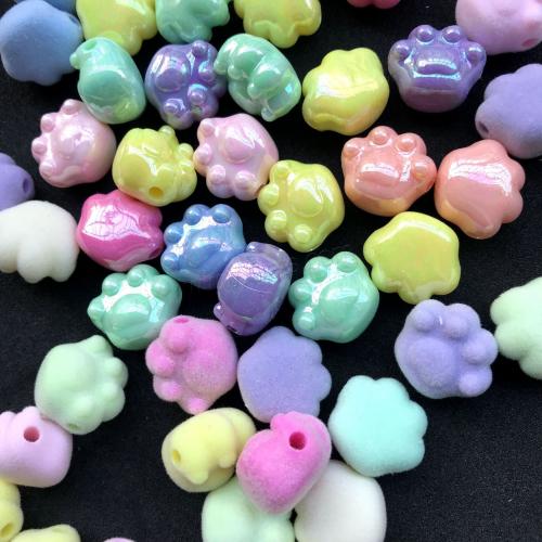 Perles acryliques plaquée, Acrylique, Griffe, DIY, plus de couleurs à choisir Environ Vendu par sac