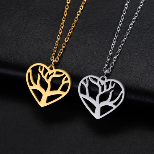 Stainless Steel Jewelry Necklace, 304 Stainless Steel, with 5CM extender chain, Heart, plated, for woman & hollow cm 