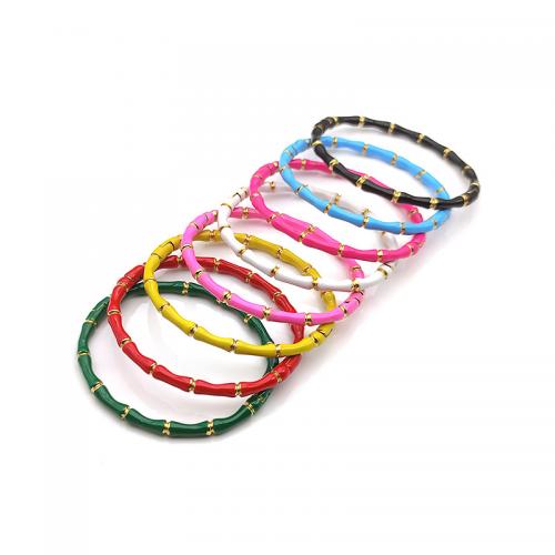 Titane bracelet en acier et bracelet, Acier titane, Placage, pour femme & autocollant époxyde, plus de couleurs à choisir, Vendu par PC