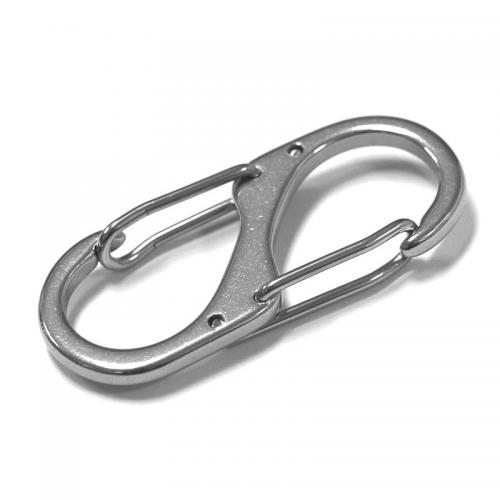 304 Stainless Steel Spring Buckle, plated, DIY, silver color 