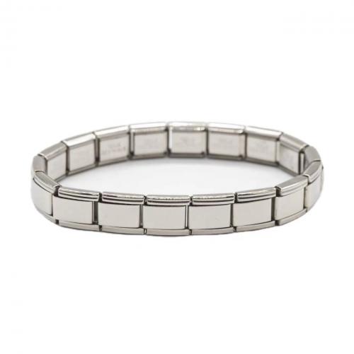 Stainless Steel Chain Bracelets, 201 Stainless Steel, polished, fashion jewelry & Unisex, 9mm Approx 18 cm 