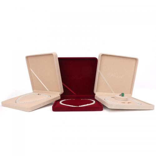Boîte à bijoux multifonctions, plastique, avec velours de coton, Anti-poussière & styles différents pour le choix, plus de couleurs à choisir Vendu par PC[