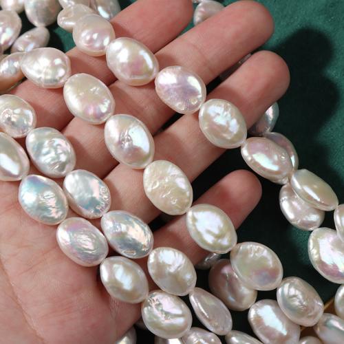 Barock kultivierten Süßwassersee Perlen, Natürliche kultivierte Süßwasserperlen, DIY, weiß, 11x15x6mm, ca. 26PCs/Strang, verkauft von Strang