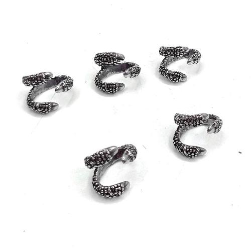Acier titane supports de Bracelets, serpent, Finition antique, DIY, Vendu par PC