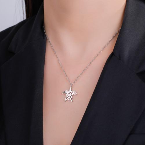 Stainless Steel Jewelry Necklace, 304 Stainless Steel, with 5CM extender chain, Animal, plated, for woman & hollow cm 