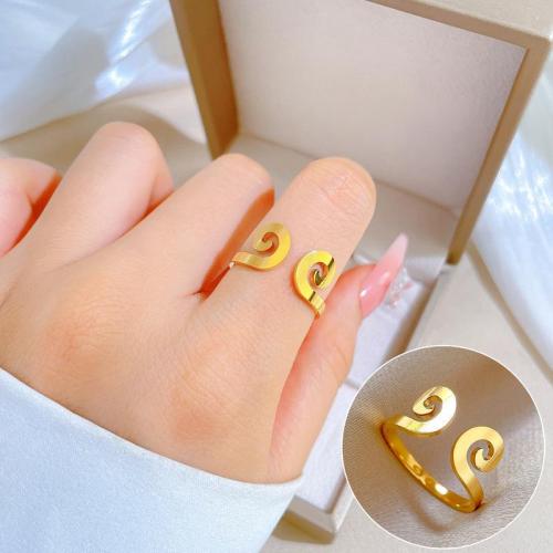Titanium Steel Finger Ring, polished, fashion jewelry & Unisex US Ring 