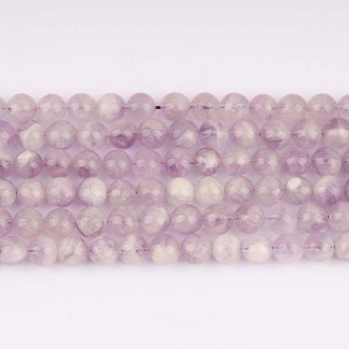 Single Gemstone Beads, Lavender, Round, polished, DIY light purple 