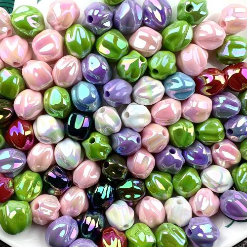 Acrylic Beads, colorful plated, DIY Approx 