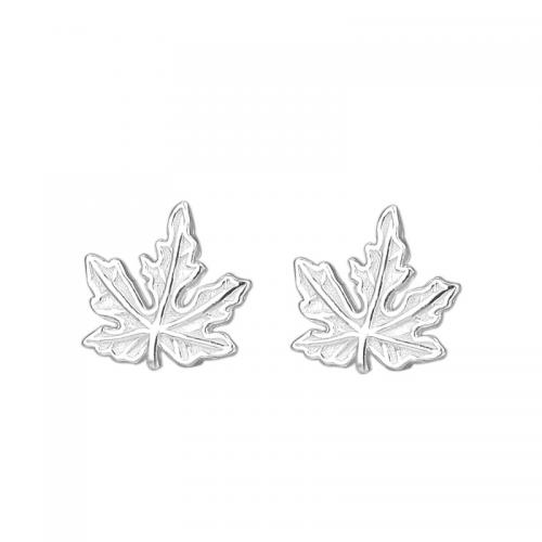 Sterling Silver Stud Earring, 925 Sterling Silver, plated & for woman, silver color 