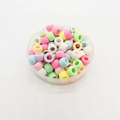 Solid Color Resin Beads, barrel, injection moulding, DIY Approx [