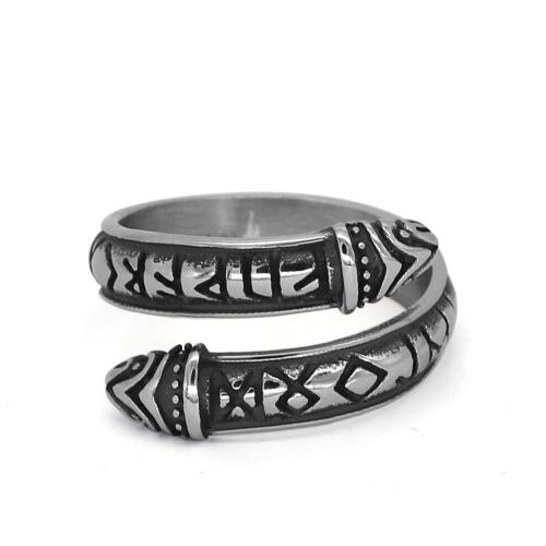 Титан Сталь палец кольцо, титан, ювелирные изделия моды & Мужская & разный размер для выбора, продается PC