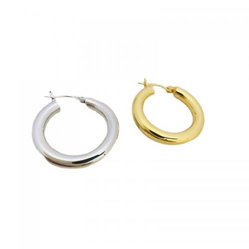 Brass Drop Earring, plated, fashion jewelry & for woman 