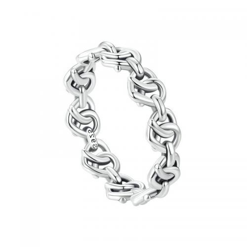 Sterling Silver Finger Ring, 925 Sterling Silver, plated & for woman, silver color 