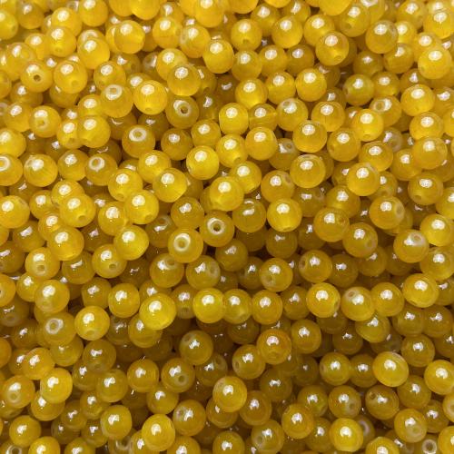 Handgefertigte Lampwork Perlen, rund, Einbrennlack, DIY, keine, 8mm, verkauft von PC