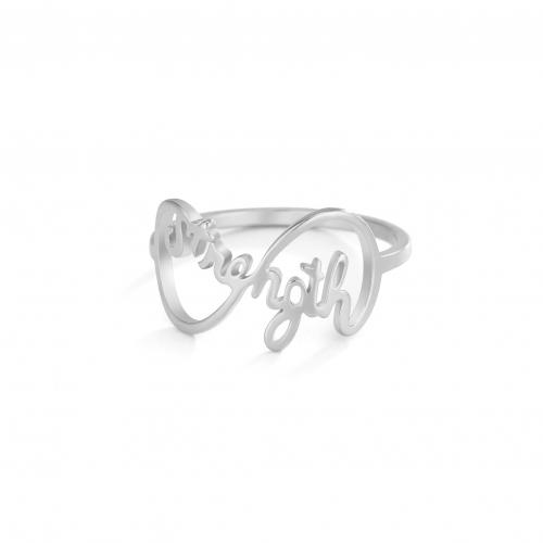 Titanium Steel Finger Ring, Vacuum Ion Plating, fashion jewelry & Unisex 9.7mm 