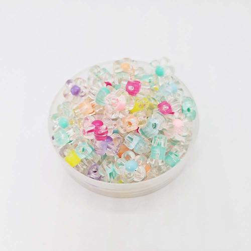 Perlen in Perlen Acrylperlen, Acryl, Blume, DIY, keine, 6x12mm, ca. 900PCs/Tasche, verkauft von Tasche