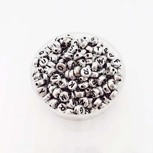 Perles acryliques plaquée, Acrylique, Plat rond, Placage, DIY, plus de couleurs à choisir Environ Vendu par sac