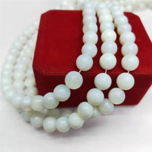 Opal Perlen, rund, poliert, DIY & verschiedene Größen vorhanden, keine, Länge:ca. 38 cm, verkauft von Strang