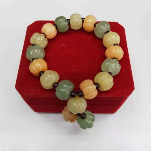 Jade Bracelets, Lighter Imperial Jade, polished, fashion jewelry & Unisex Approx 19 cm 