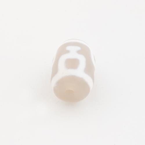 Natürliche Tibetan Achat Dzi Perlen, Trommel, DIY, 13.5x10.5mm, Bohrung:ca. 2mm, verkauft von PC