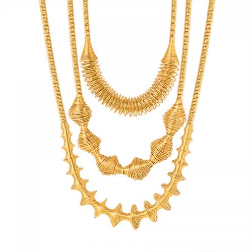 Brass Jewelry Necklace, with 5cm extender chain, plated, fashion jewelry & for woman Approx 47 cm 