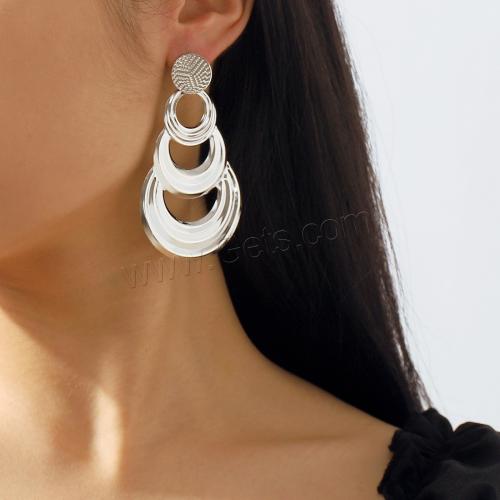 Eisen Ohrhänger, plattiert, Modeschmuck & für Frau, keine, 43x77mm, verkauft von Paar