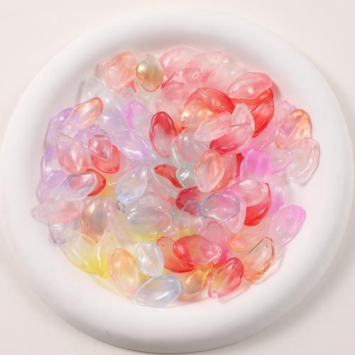 Planta de perlas de cristal de Murano, Pétalos, Bricolaje, más colores para la opción, 12x20mm, 50PCs/Bolsa, Vendido por Bolsa[