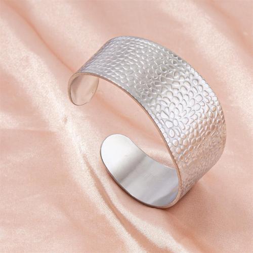 Stainless Steel Cuff Bangle, 304 Stainless Steel, Vacuum Ion Plating, Adjustable & fashion jewelry & Unisex 31mm, Inner Approx 55mm 