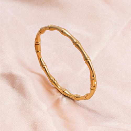 Stainless Steel Bangle, 304 Stainless Steel, Vacuum Ion Plating, fashion jewelry & Unisex 5mm, Inner Approx 55mm 
