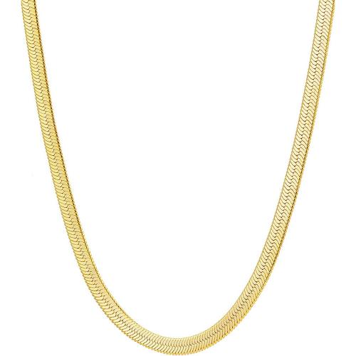 Titanstahl Halskette Gliederkette, Vakuum-Ionen-Beschichtung, unisex & verschiedene Größen vorhanden, keine, verkauft von PC