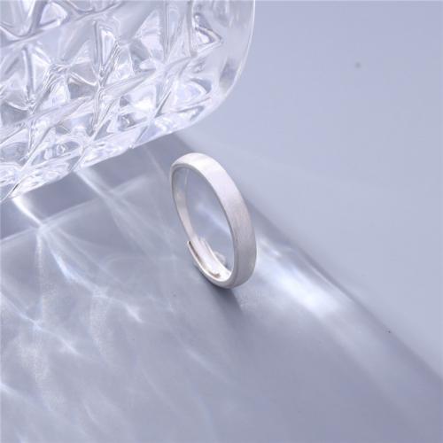 Sterling Silver Finger Ring, 925 Sterling Silver, fashion jewelry & Unisex & brushed 