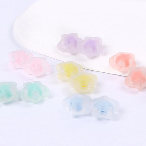 Frosted Acrylic Beads, Star, DIY Approx 2mm, Approx 