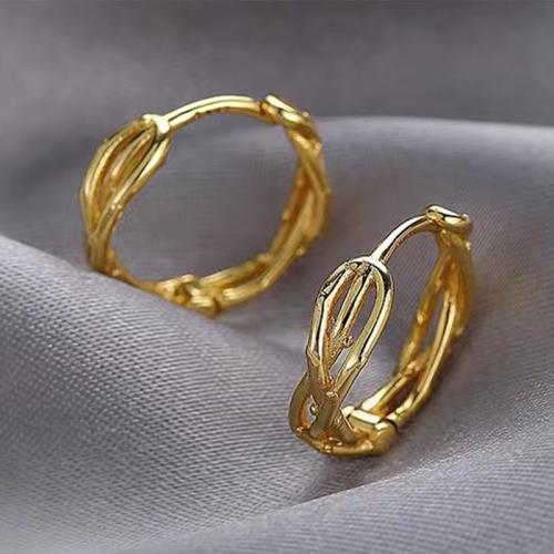 Sterling Silver Hoop Earring, 925 Sterling Silver, plated, fashion jewelry & for woman 