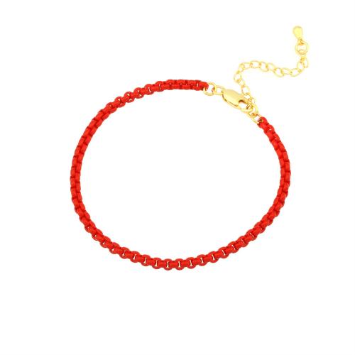 Brass Bracelets, painted, fashion jewelry & Unisex Approx 16-22 cm 