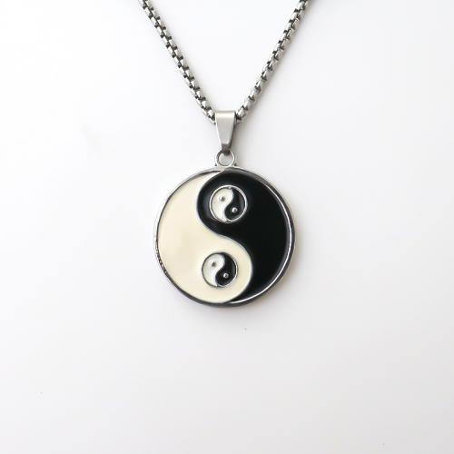 Zinc Alloy Sweater Chain Necklace, Round, plated, fashion jewelry & Unisex & enamel Approx 51-80 cm [