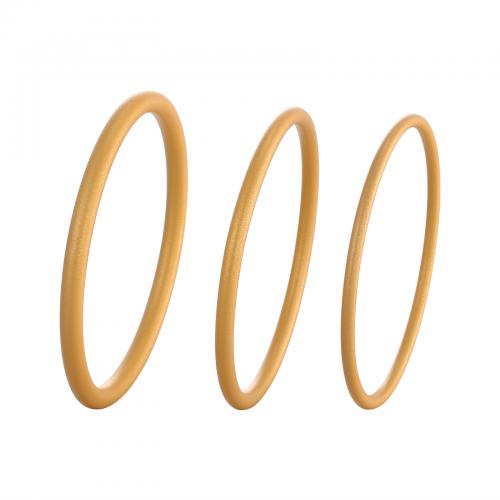 Brass Bangle, plated & for woman, golden 