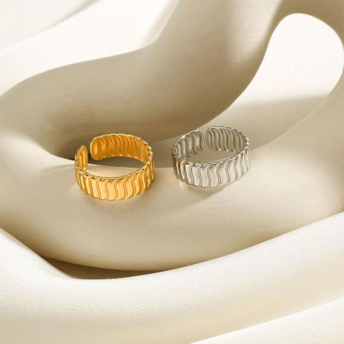 Титан Сталь палец кольцо, титан, ювелирные изделия моды & Женский, Много цветов для выбора, inner diameter 17mm, продается PC