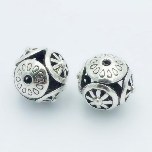 Zinc Alloy Spacer Beads, antique silver color plated, DIY, 14mm Approx 2mm 