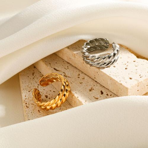 Titanium Steel Finger Ring, fashion jewelry & for woman inner diameter 17mm 