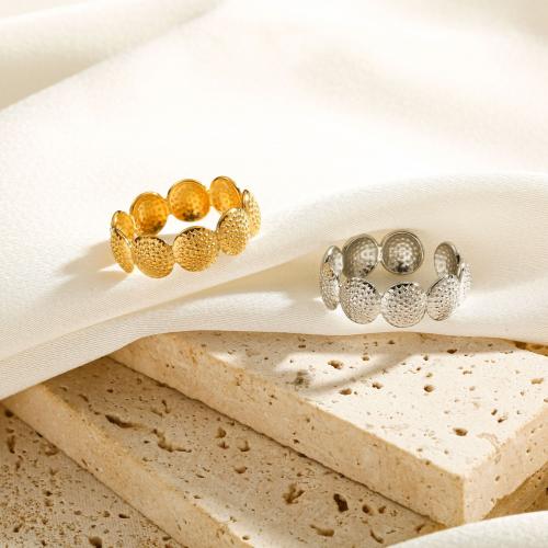 Титан Сталь палец кольцо, титан, ювелирные изделия моды & Женский, Много цветов для выбора, inner diameter 17mm, продается PC