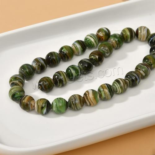 Lampwork Beads, Round, DIY 12mm Approx 1.4mm 