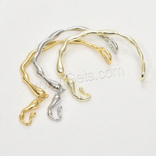 Brass Bracelets, plated, DIY cm [