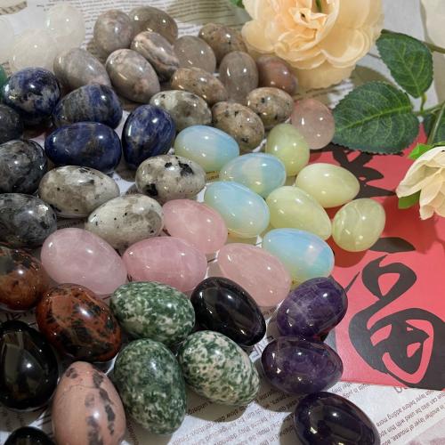 Decoración de semi piedras preciosas, Piedra natural, Óvalo, diferentes materiales para la opción, más colores para la opción, 20x30mm, Vendido por UD