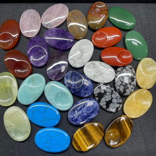 Décoration de pierre perles, Pierre naturelle, ovale, différents matériaux pour le choix, plus de couleurs à choisir Vendu par PC